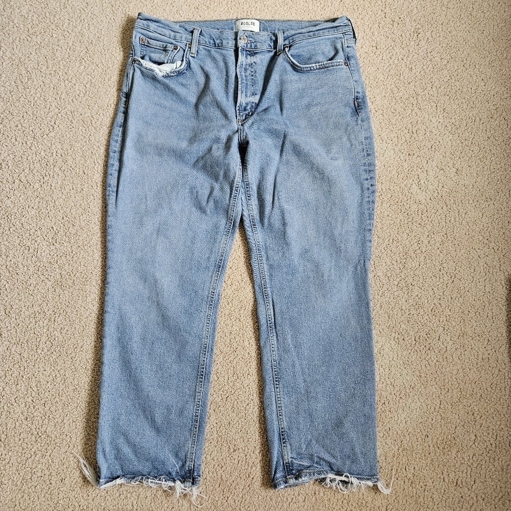 Agolde KYE MID RISE STRAIGHT CROP 32